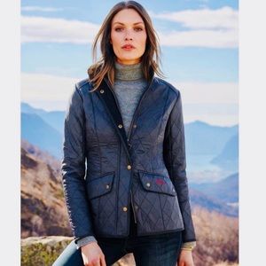 Barbour Navy Quilted Jacket